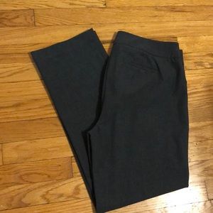 Dark gray straight leg pants 10s